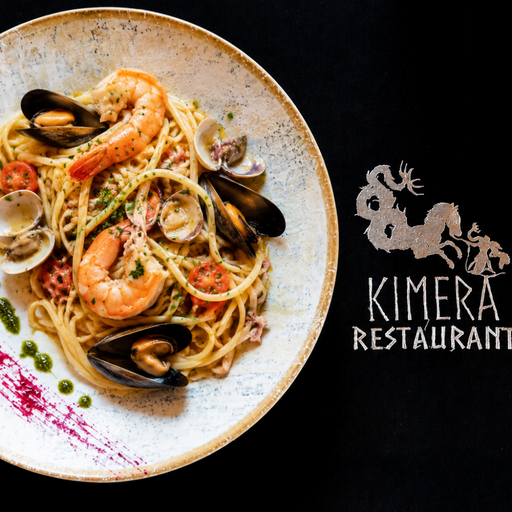 Linguini seafood