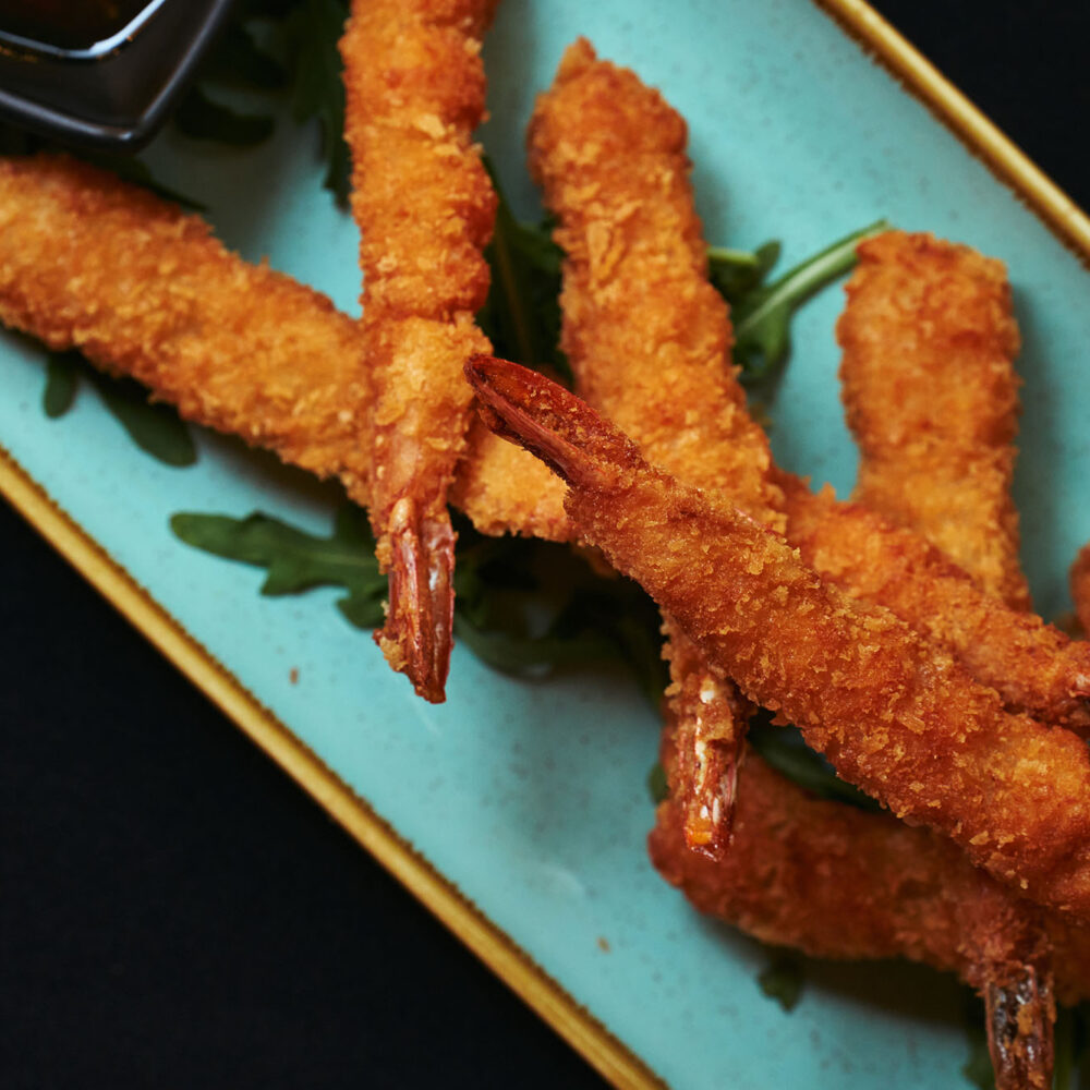 Karkalec tempura