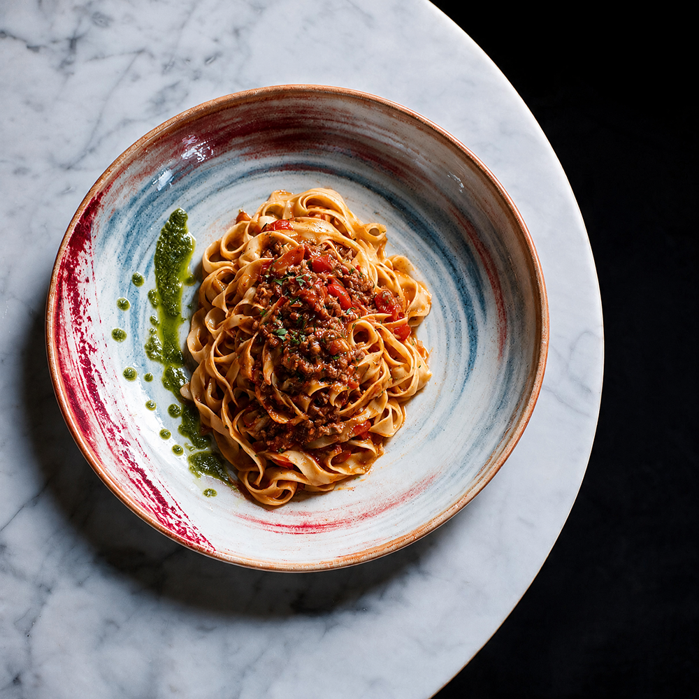 TAGLIATELLE BOLOGNESE